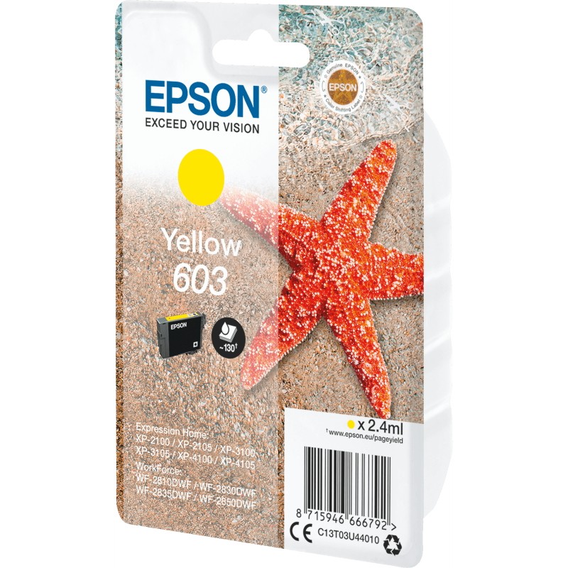 Tinteiro Original Epson 603 Amarelo Tinteiro Original Epson 603 Amarelo