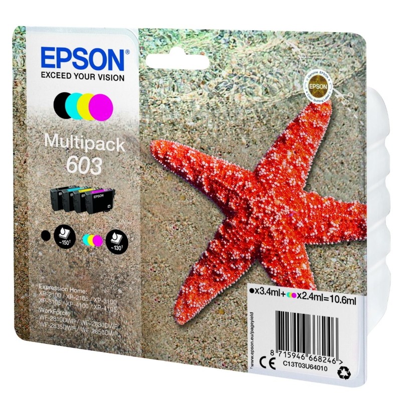 Pack Tinteiros Original Epson 603 Pack Tinteiros Original Epson 603