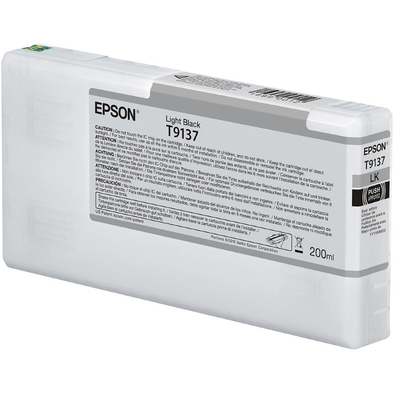 Tinteiro Original Epson T9137 Cinza