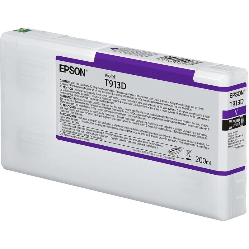 Tinteiro Original Epson T913D Violeta