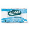 Rolo Toalhas Mão 8,6mtx22cm 2Fls Amoos 4 Rolos