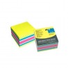 Bloco (Cubo) Adesivo Brilhante 4 Cores 75x75mm 450 Folhas
