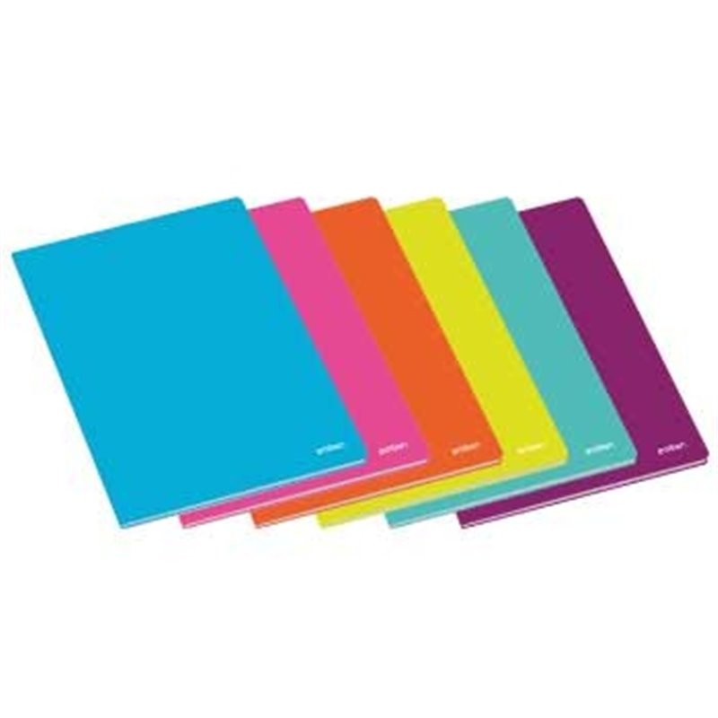 Caderno Agrafado Ambar School A4 Liso 60 Folhas