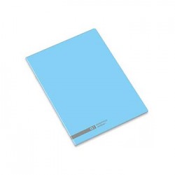 Caderno Agrafado Ambar School Azul A5 Quadriculado 70gr 48 Folhas