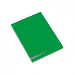 Caderno Agrafado Ambar School Verde A5 Quadriculado 70gr 48 Folhas