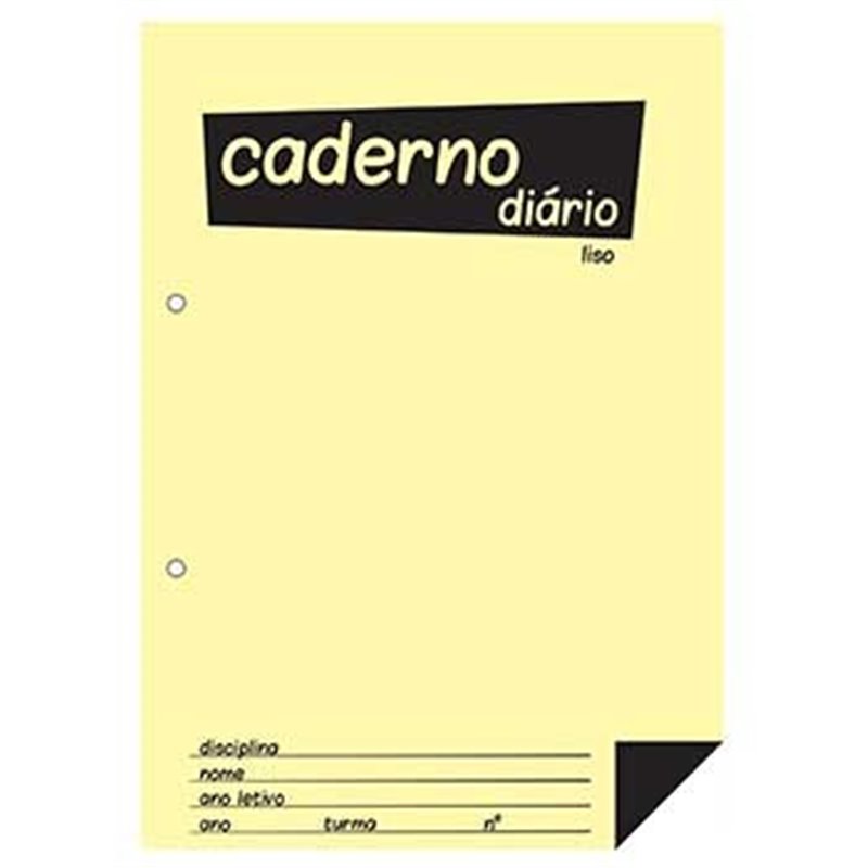 Caderno Diário Liso B5 40 Folhas 60gr