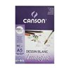 Bloco Desenho A5 Canson Imagine Fino 200gr 50 Folhas
