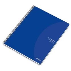 Caderno Espiral Ambar Azul A4 Pautado 70gr 80 Folhas
