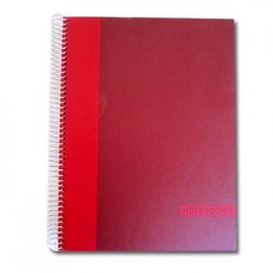Caderno Espiral NoteBook A4 Quadriculado Capa Dura 70gr 150 Folhas