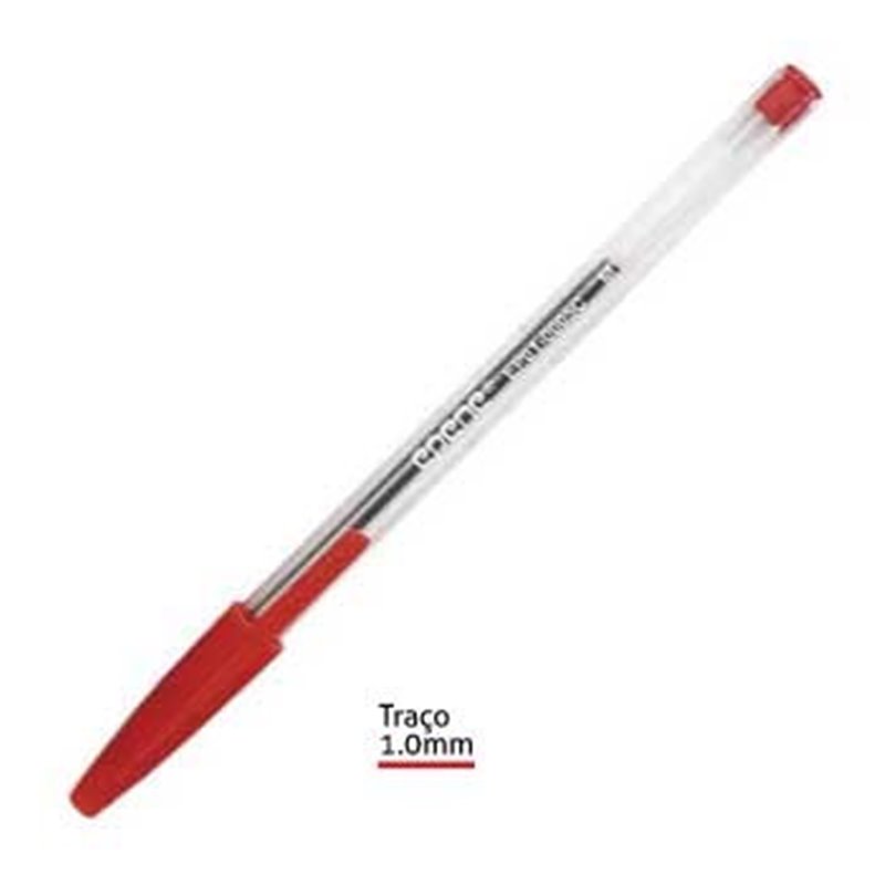 Esferográfica Epene Ball Point 1,0mm Vermelho