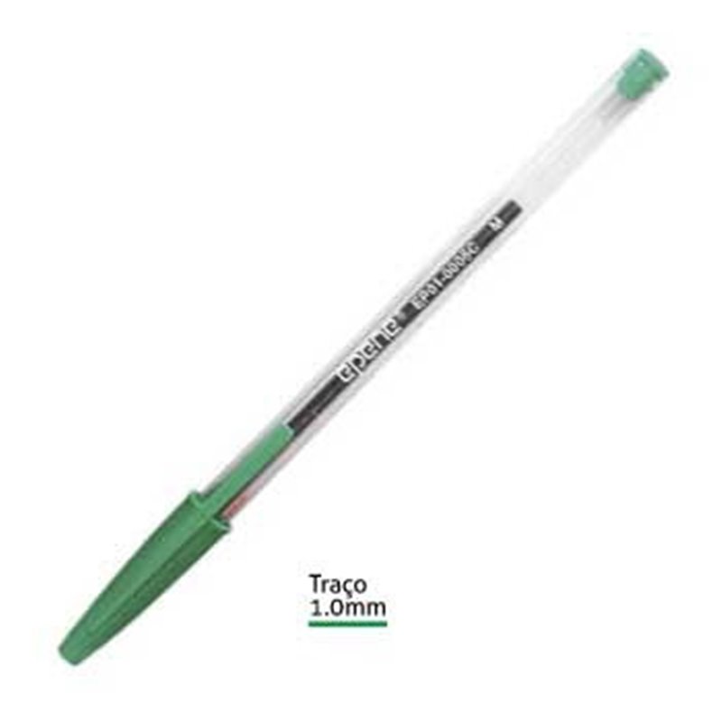 Esferográfica Epene Ball Point 1,0mm Verde