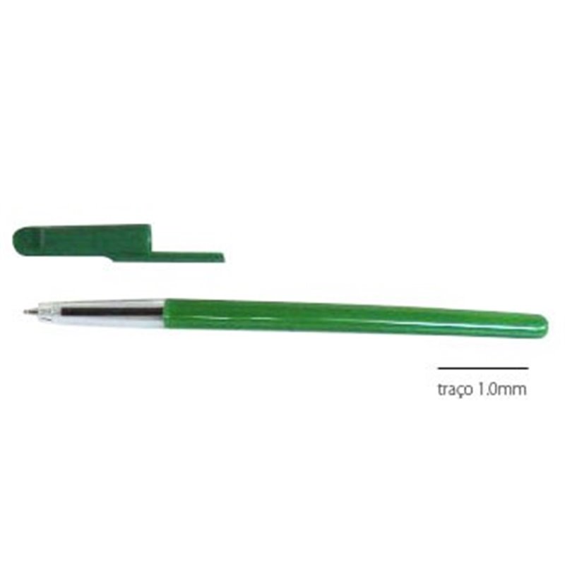 Esferográfica Ball Point Verde 50un