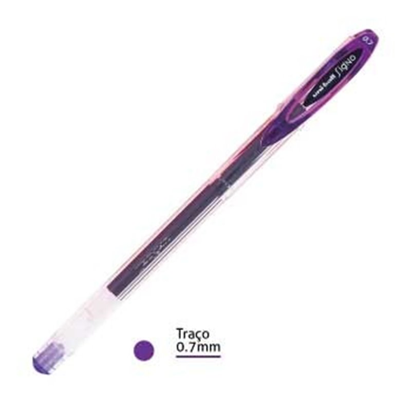 Esferográfica UNI UM120 SIGNO 0,7mm Violeta