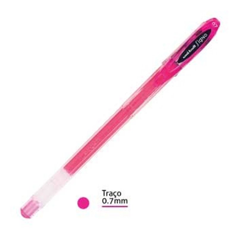 Esferográfica UNI UM120 SIGNO 0,7mm Rosa