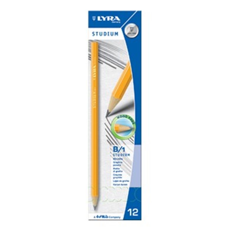 Lápis Nº1-HB Lyra Studium 12un