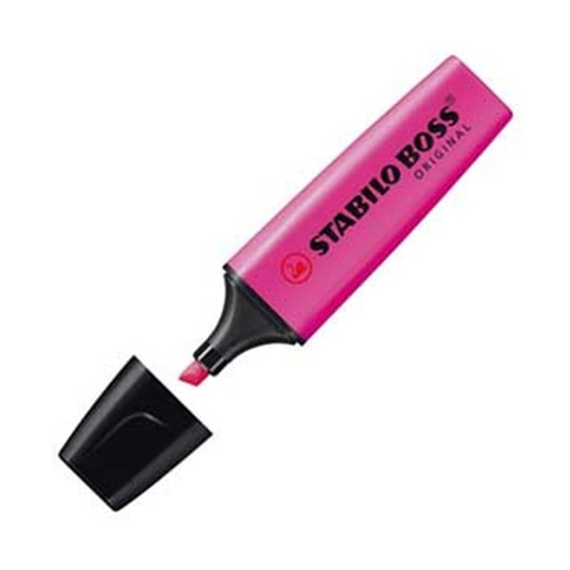 Marcador Fluorescente Stabilo Boss Rosa 10un