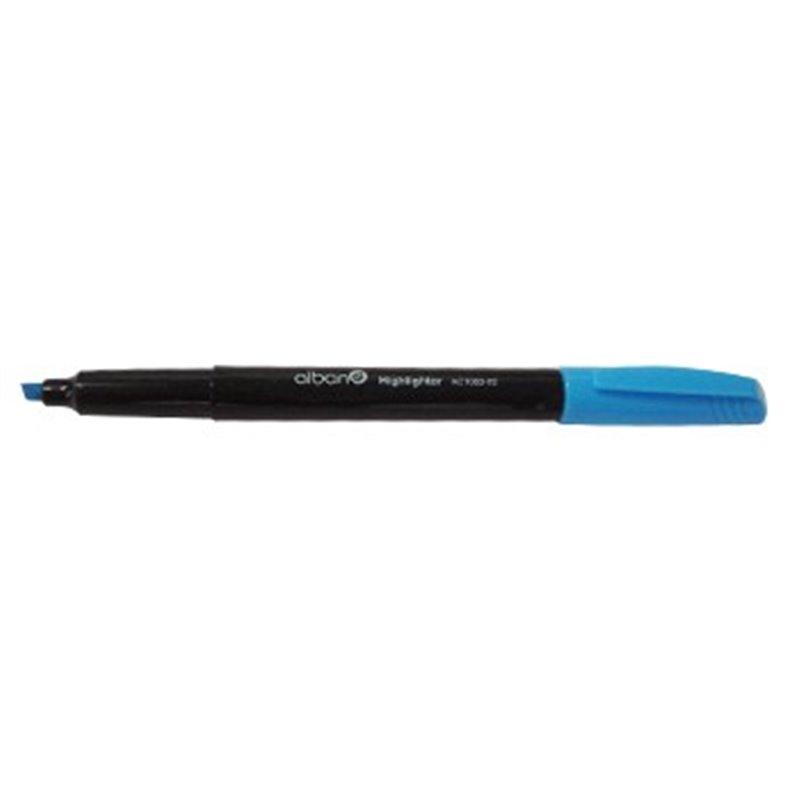 Marcador Fluorescente Alban Azul
