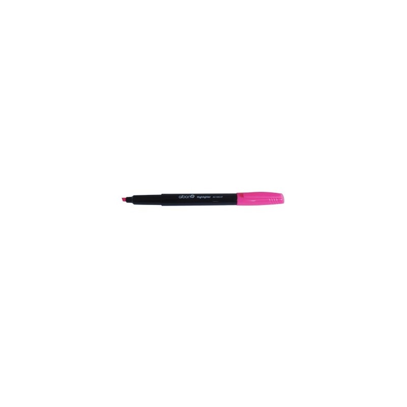 Marcador Fluorescente Alban Rosa