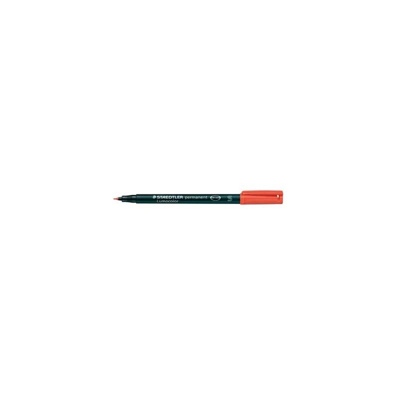 Marcador Permanente SuperFino Staedtler Lumocolor Vermelho