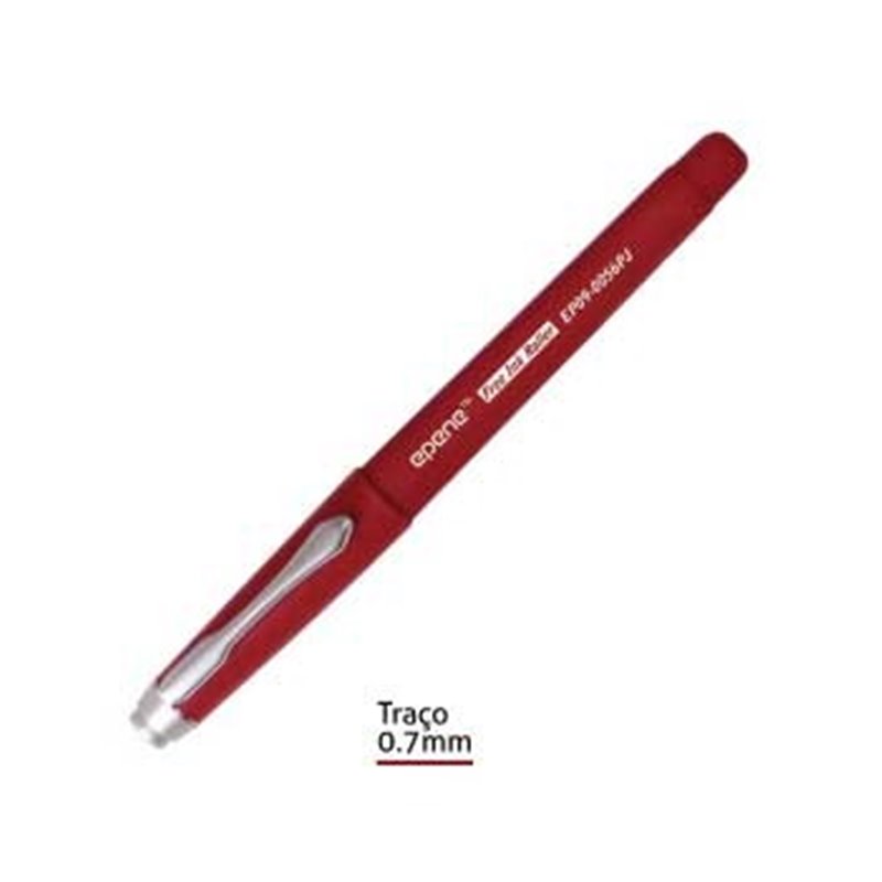 Marcador Roller 0.7mm Epene Vermelho
