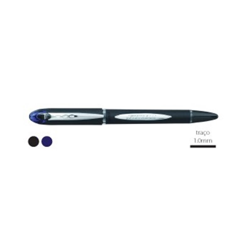 Esferográfica Uniball Jetstream 1mm Azul