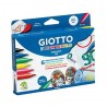 Marcadores Tecidos Giotto 6 cores