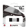 Kingston DataTraveler 80 Memória USB-C 3.2 Gen 1 128GB Metal