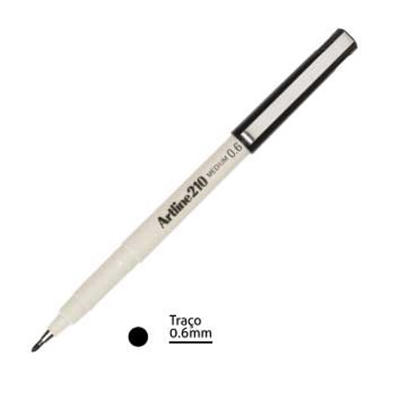 Marcador Artline 210 0.6mm Preto