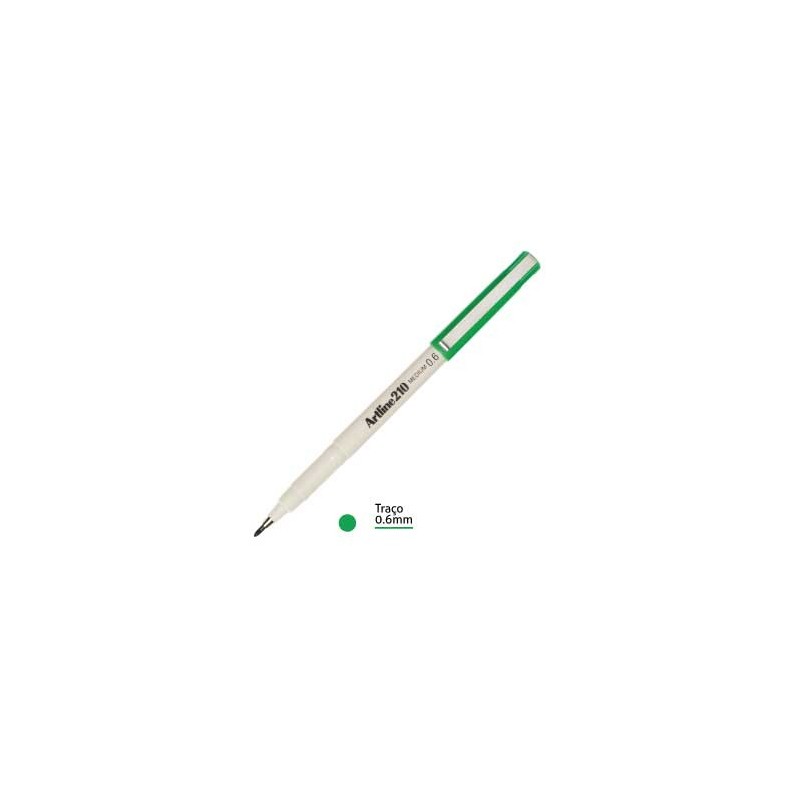 Marcador Artline 210 0.6mm Verde