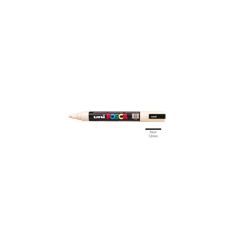 Marcador Uniball Posca PC5M 1,8mm Bege