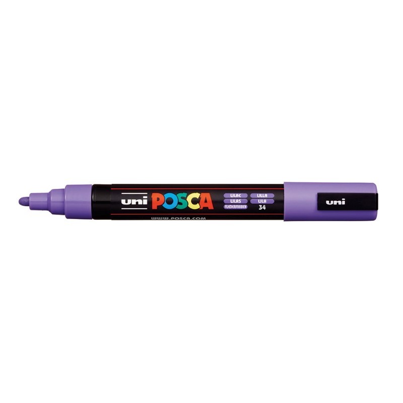 Marcador Uniball Posca PC5M 1,8mm Lilás Marcador Uniball Posca PC5M 1,8mm Lilás