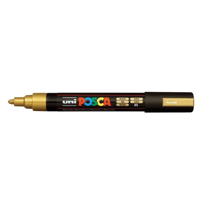 Marcador Uniball Posca PC5M 1,8mm Ouro