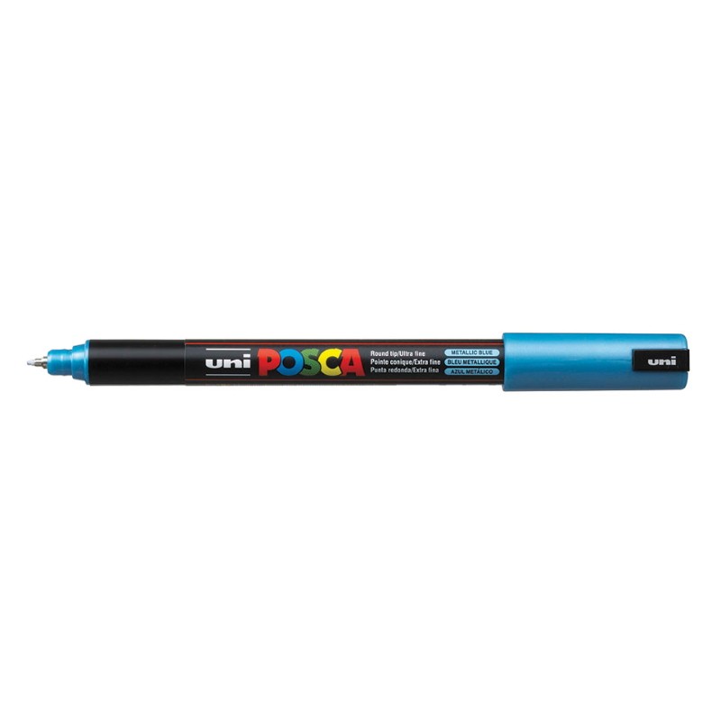 Marcador Uniball Posca PC1MR 0,7mm Azul Metálico
