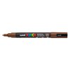 Marcador Uniball Posca PC3M 0,9mm Castanho