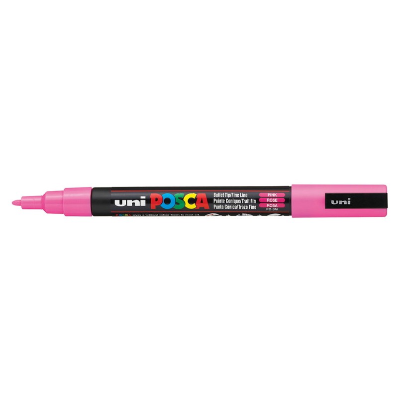 Marcador Uniball Posca PC3M 0,9mm Rosa