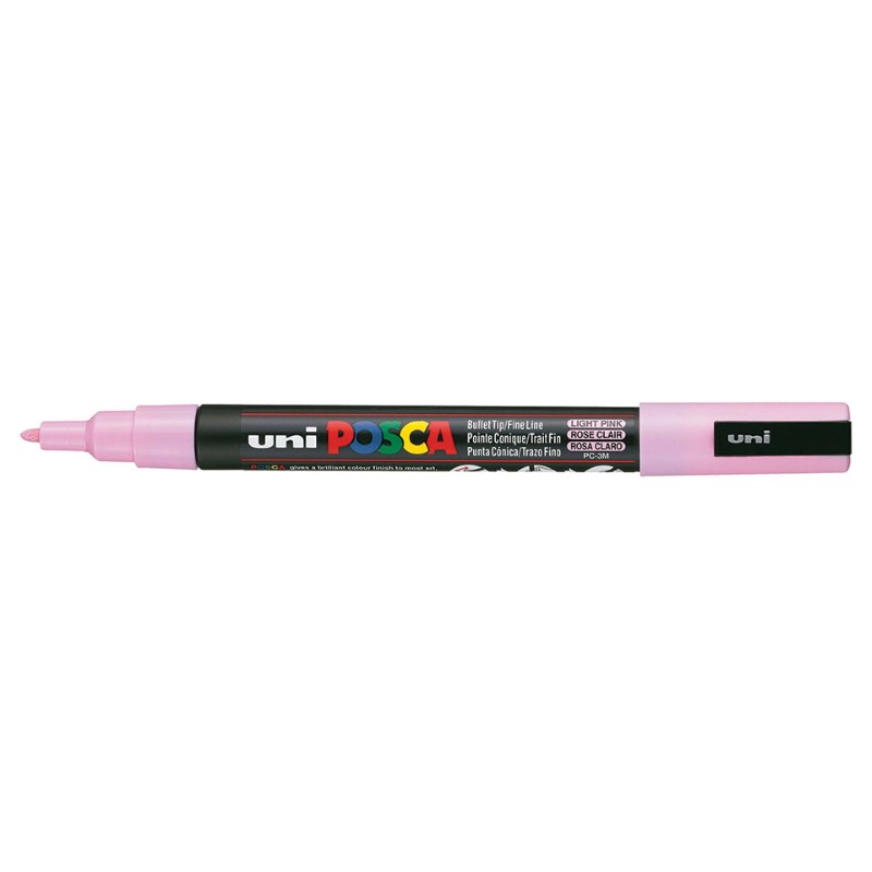 Marcador Uniball Posca PC3M 0,9mm Rosa Claro Marcador Uniball Posca PC3M 0,9mm Rosa Claro