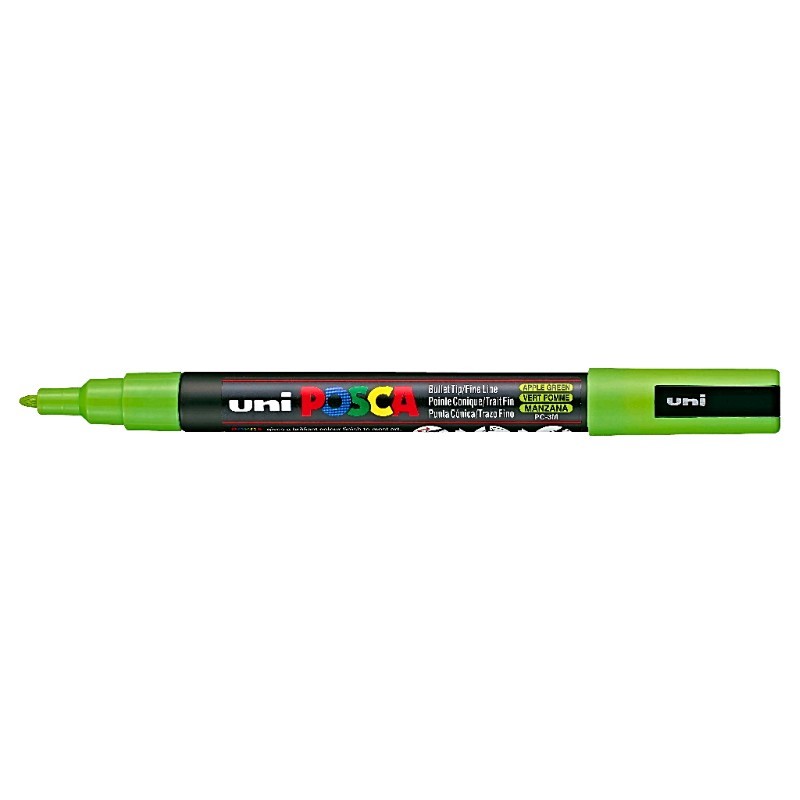 Marcador Uniball Posca PC3M 0,9mm Verde Maçã Marcador Uniball Posca PC3M 0,9mm Verde Maçã