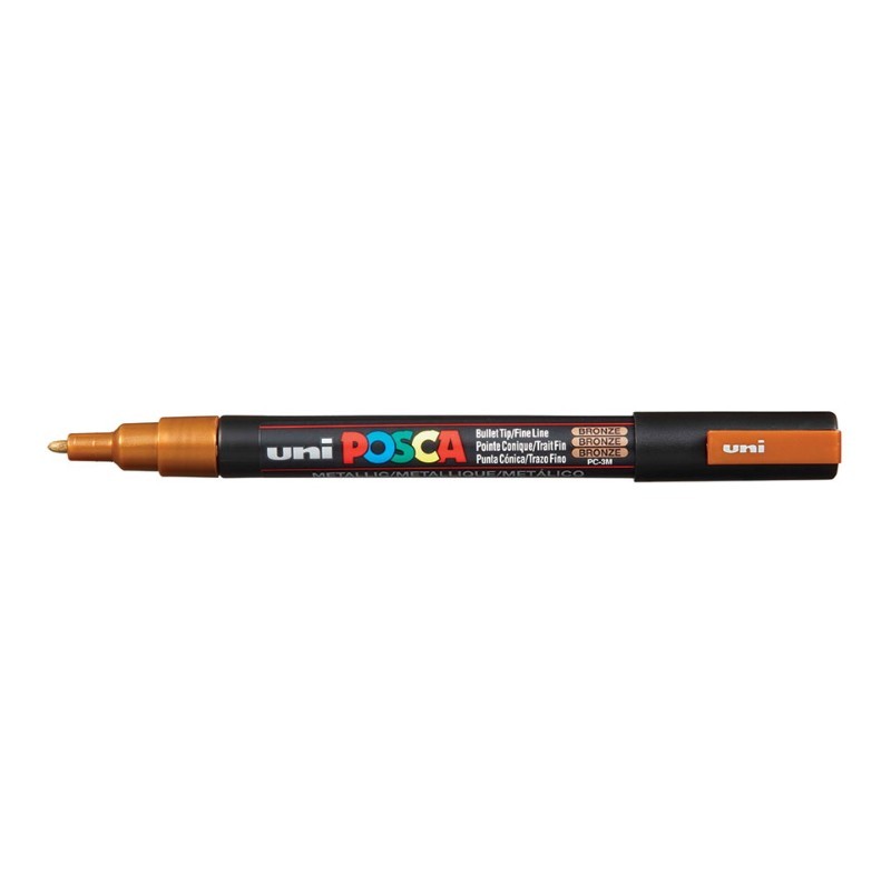Marcador Uniball Posca PC3M 0,9mm Bronze