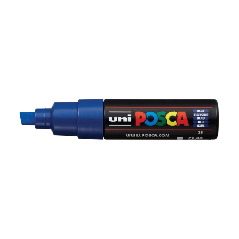 Marcador Uniball Posca PC8K 8,0mm Azul