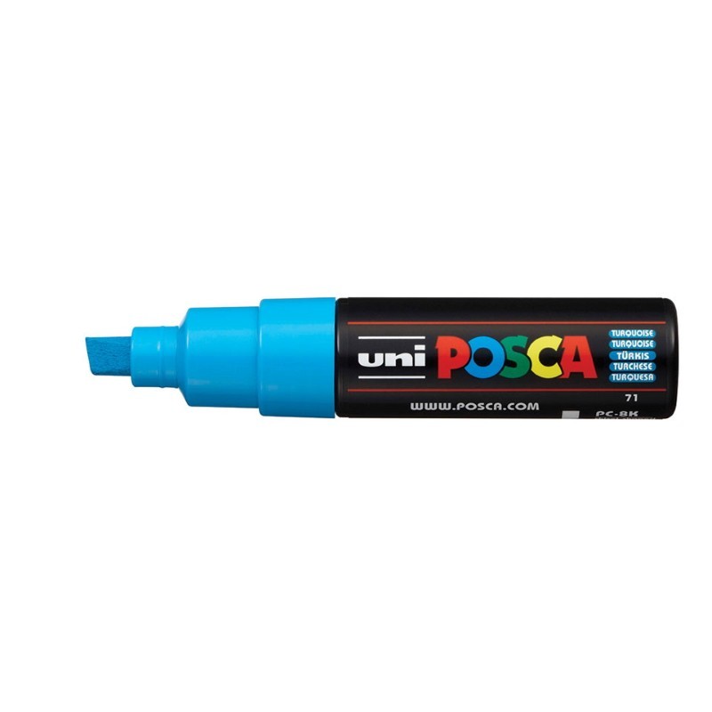 Marcador Uniball Posca PC8K 8,0mm Turquesa