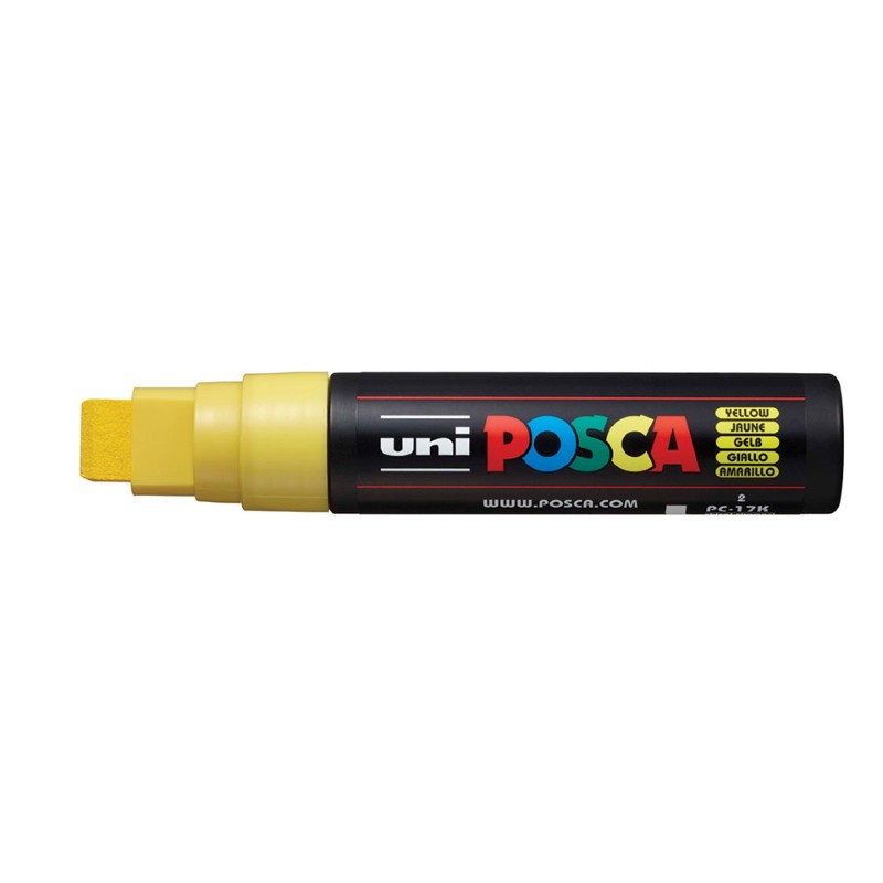 Marcador Uniball Posca PC17K 15mm Amarelo