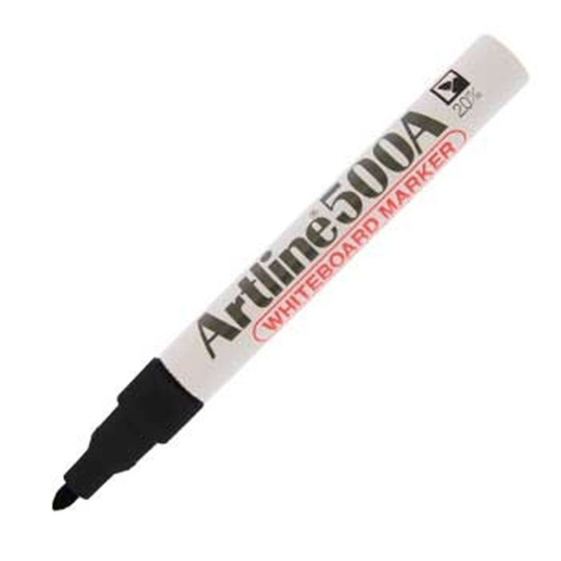 Marcador Quadro Branco Artline 500A Preto 12un