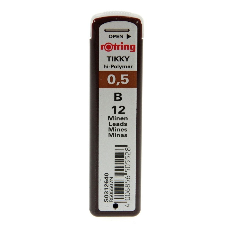 Tubo Minas Rotring Tikky 0,5B