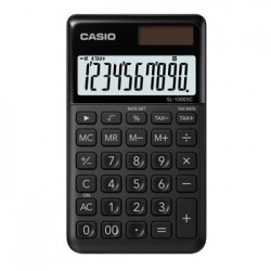 Calculadora de Bolso Casio SL1000SCBK Preto 10 Dígitos