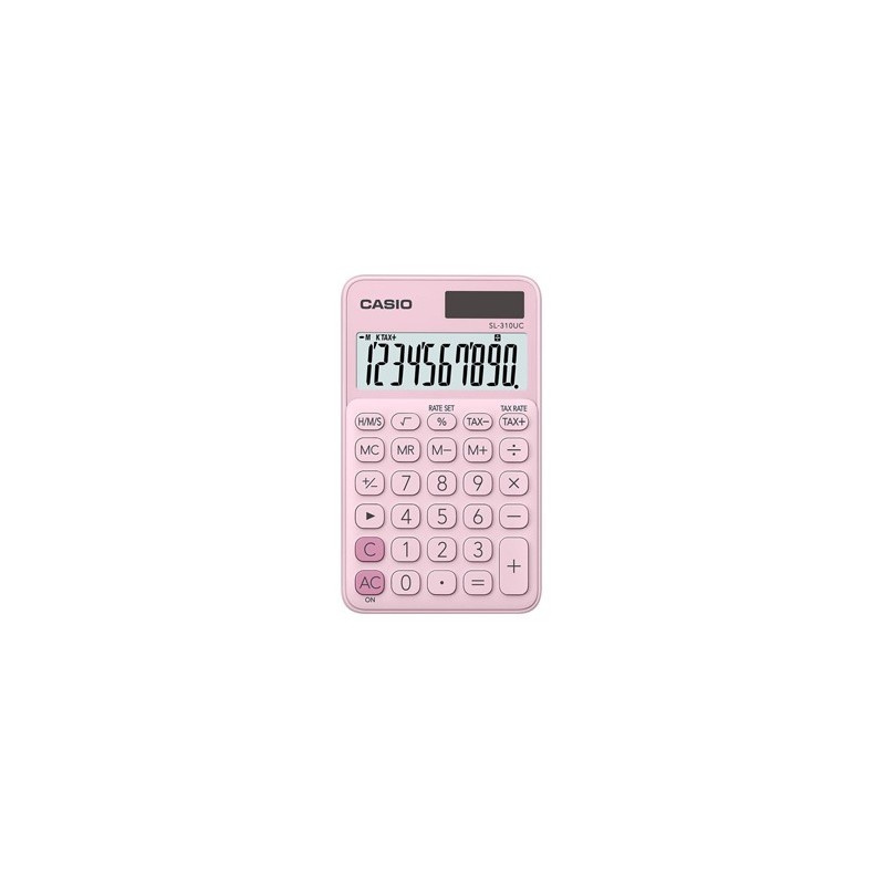 Calculadora de Bolso Casio SL310UCPK Rosa 8 Dígitos