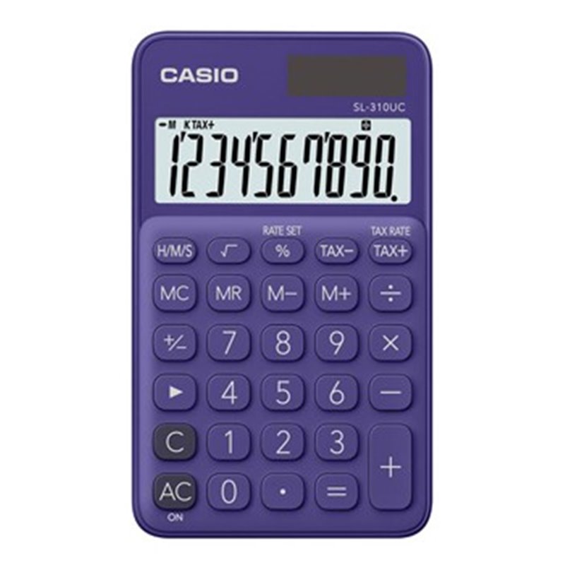 Calculadora de Bolso Casio SL310UCPL Roxo 8 Dígitos