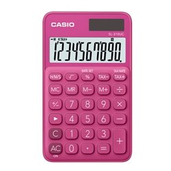 Calculadora de Bolso Casio SL310UCRD Vermelho 8 Dígitos