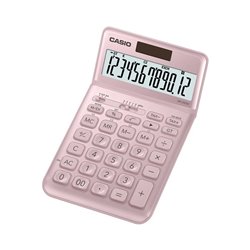 Calculadora de Secretária Casio JW200SCPKS Rosa Claro 12 Dígitos
