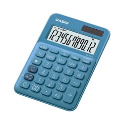 Calculadora de Secretária Casio MS20UCBU Azul 12 Dígitos