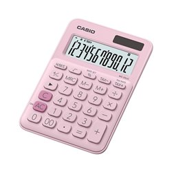 Calculadora de Secretária Casio MS20UCPK Rosa 12 Dígitos